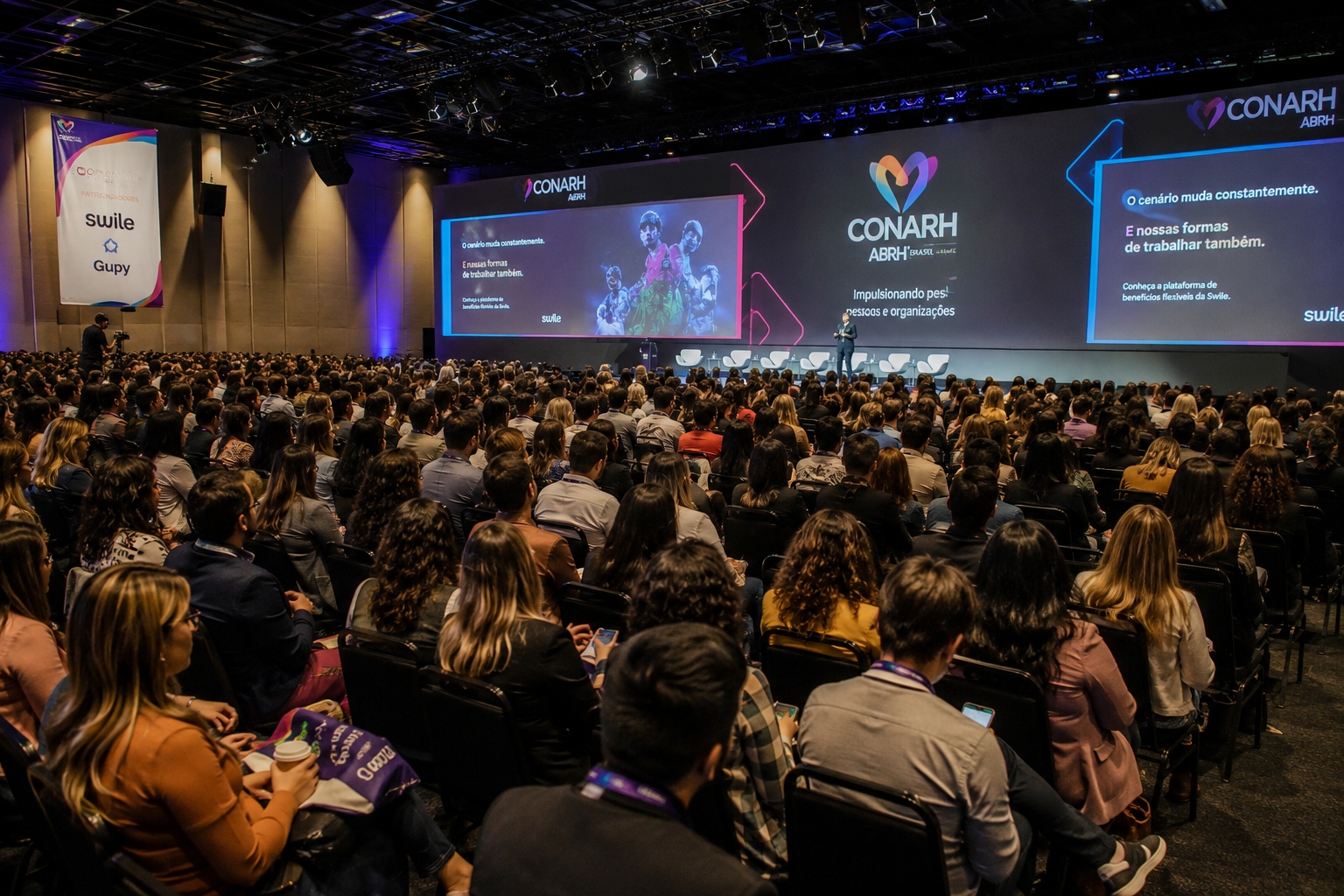 Plateia em um dos melhores eventos de RH em 2026
